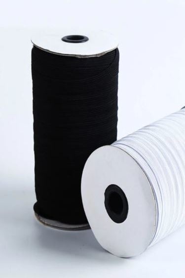 3Mtrs 10mm Elastic White or Black