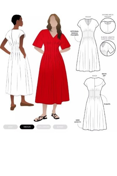 Bronte Woven Dress Multi-Size