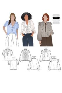 Cendrine Woven Blouse - Pre-order
